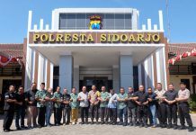 Polresta Sidoarjo Ajak PSHT Jaga Kondusif Kamtibmas