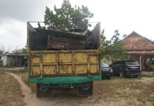 Truk Muat Besi Scrab Diamankan Polsek Koba