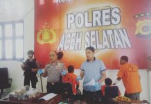 Polres Aceh Selatan Tangkap Pelaku Perampokan Dengan Pemberatan