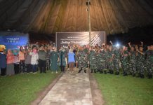 Kebersamaan Korem 081/DSJ Dengan Masyarakat Sambut Tahun Baru 2020