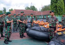 Pangdivif 2 Kostrad Pimpin Apel Gelar Kesiapan, Siaga Bencana Alam di Satuan Yonbekang 2/Divif 2 Kostrad