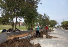 Tidak Sesuai Bestek, Proyek TPT Dilaporkan Ke Polres Gresik