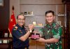 Pangdivif 2 Kostrad Menerima Kunjungan Kakanwil Bea dan Cukai Jatim II