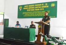 Kodim 1001/Amuntai Gelar Rapat Anggota Tahunan ( RAT ) Ke-38