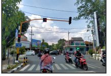 Dishub Pasang Rekaman Lagu Pinarak Bojonegoro dan Imbauan Prokes di Traffict Light