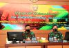 Pangdivif 2 Kostrad Mengikuti Rapim TNI AD Tahun 2021 Secara Virtual di Madivif 2 Kostrad
