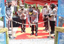 Kapolri Resmikan Kampung Tangguh dan Aplikasi Polisi Dulur Kito di Palembang