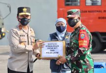 Perduli Bencana Alam, Kapolda Jatim: Pelepasan KRI Tanjung Kambani-971 untuk Penanggulangan Bencana di Flores NTT