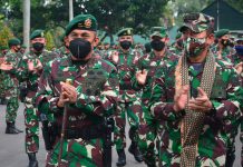 Pangdivif 2 Kostrad Terima Kunjungan Kerja Wakasad di Madivif 2 Kostrad