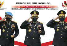 Refleksi Hari Lahir Pancasila, Kapolri: Bersatu dan Gotong Royong Melawan Covid-19