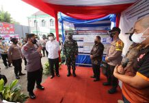 Berkunjung ke Kelurahan Cilangkap, Panglima dan Kapolri Apresiasi Peran 4 Pilar Tekan Kasus Corona