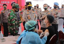 Sambut Hari Bhayangkara, Polda Jatim Melaksanakan Vaksinasi Serentak Dengan Polda-polda Seluruh Indonesia