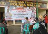 HUT Bhayangkara ke-75, Polres Malang Gelar Vaksinasi Massal Gratis