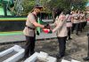 Peringatan HUT Bhayangkara ke-75 Kapolres Pasuruan Ziarah Nasional Di TMP Bangil