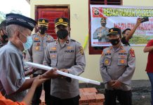 HUT Bayangkara Ke-75, Bedah Rumah Program Unggulan Polres Muba