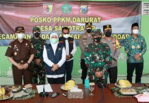 Forkopimda Jatim Tegaskan Penerapan Prokes di Zona Merah Sidoarjo