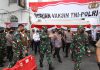 Gelar Vaksinasi Massal di Kota Tua, TNI-Polri Targetkan 2.000 Orang per Hari