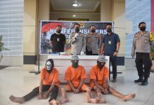 Tiga Pelaku Pembunuhan disertai Pemerkosaan di Sungai Panai Muba ditangkap Polisi, Dua DPO