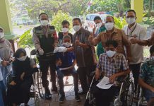 Polres Pasuruan Gelar Vaksinisasi Untuk Anak-Anak Tuna Rungu Wicara