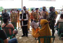 Forkopimda Jatim Mengecek Pelaksanaan Vaksinasi di Tuban