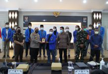 Audensi / diskusi Forkopimda kota kediri Bersama Pengurus PMII Cabang Kediri.