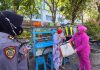Peringati HKGB ke-69 Dan Menyambut Hari Jadi Polwan ke-73, Polwan Polrestabes Surabaya Salurkan Ratusan Paket Sembako