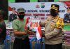 Polres Kediri Kota Kolaborasi Dengan HMI Kediri Dalam Pendistribusian Bantuan Sosial.