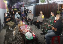 Mantab !! Relawan Rubah Pujasera Jadi Dapur Umum PPKM Mikro, Kapolres Jember Beri Apresiasi