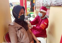 Vaksin Covid-19 Aman Saat Hamil, Polwan Polres Bangkalan Ajak Ibu Hamil Segera Vaksin