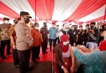 Forkopimda Genjot Serbuan Vaksinasi di Jatim