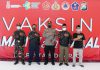 Polresta Sidoarjo Suntik Vaksin Covid-19 Dosis Kedua untuk Anggota Banser