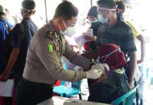 Polresta Sidoarjo Gelar Vaksinasi Covid-19 Tahap Dua untuk 1.000 Orang