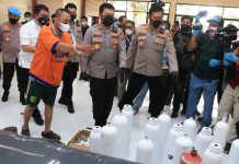 Polda Jatim Bongkar Penjualan Tabung Oksigen Palsu di Surabaya