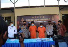 Polres Malang Ringkus 2 Pelaku Pencurian Besi Rel Kereta Api