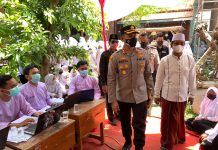 Sambut HUT Polwan ke 73, Polres Probolinggo Gelar Vaksinasi Untuk 2 Ribu Santri dan Warga di Lingkungan Pondok Pesantren Nurul Qodim
