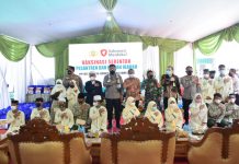 Vaksinasi Serentak Pesantren dan Rumah Ibadah, Polresta Sidoarjo Sediakan 1.000 Dosis Vaksin