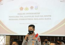 Kapolri Minta Forkopimda Malang Raya Pertahankan Angka Isoter dan Akselerasi Vaksinasi