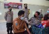 Kapolresta Sidoarjo Pantau PTM dan Vaksinasi di SMK 1 Krian