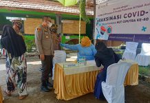 Kapolres Pasuruan Kunjungi Gerai Vaksin TNI-Polri Di Ponles AL-Falah Assidiqiyah Beji