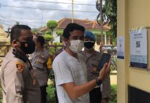 Aplikasi Peduli Lindungi Mulai Diberlakukan di Polresta Banyuwangi
