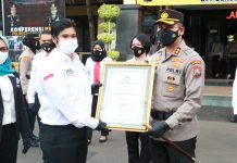 Polresta Malang Kota Raih Penghargaan dari Komnas TRC Perlindungan Perempuan dan Anak