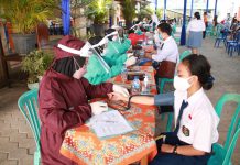 Polresta Malang Kota Gelar Vaksinasi Tahap II, 4.000 Dosis Untuk Pelajar