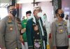 Kapolres Pasuruan Mengikuti Upacara Hari Jadi Provinsi Jawa Timur Ke-76 Tahun 2021