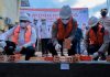 Kapolda Sumsel Irjen Pol Toni Harmanto Saksikan Langsung Peletakan Batu Pertama