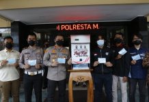 Pertama di Indonesia, Polresta Malang Kota Luncurkan Dispenser Masker