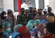 Percepatan Herd Immunity : Serbuan Vaksinasi Sasar 15.000 Warga Banyuwangi Dihadiri oleh Panglima TNI dan Kapolri