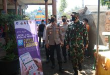 Kapolres Malang dan Dandim 0818 Ikuti Vidcon dengan Panglima TNI dan Kapolri