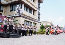 Polresta Sidoarjo Luncurkan Kendaraan Bermotor Vaksinasi Keliling Desa