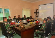 Kegiatan Evaluasi Pembangunan ZI dan Rapat Panitia Lomba ZI Menuju WBK/WBBM di Satker Divif 2 Kostrad TA. 2021