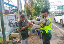Tak Bosan Ingatkan Prokes, Kapolsek Kepanjen: Jadikan Prokes Sebagai Kebutuhan